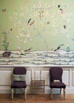 ZOFFANY SNOW BLOSSOM PANEL SMALL FABRIC